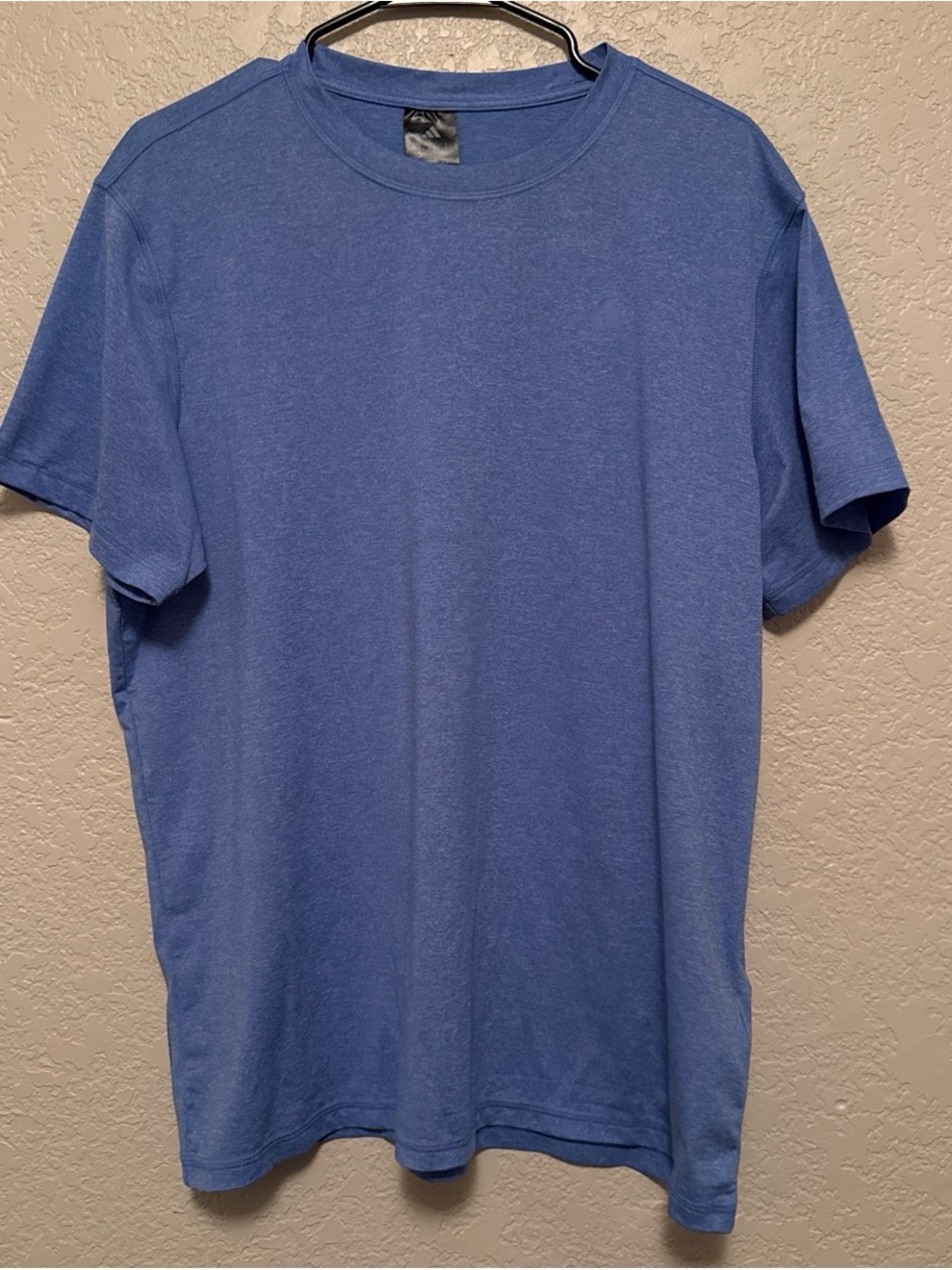 adidas Short Sleeve Crewneck Tee in Blue
